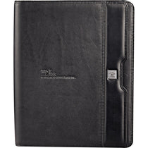 Cutter & Buck Black Performance Series Zippered Padfolio