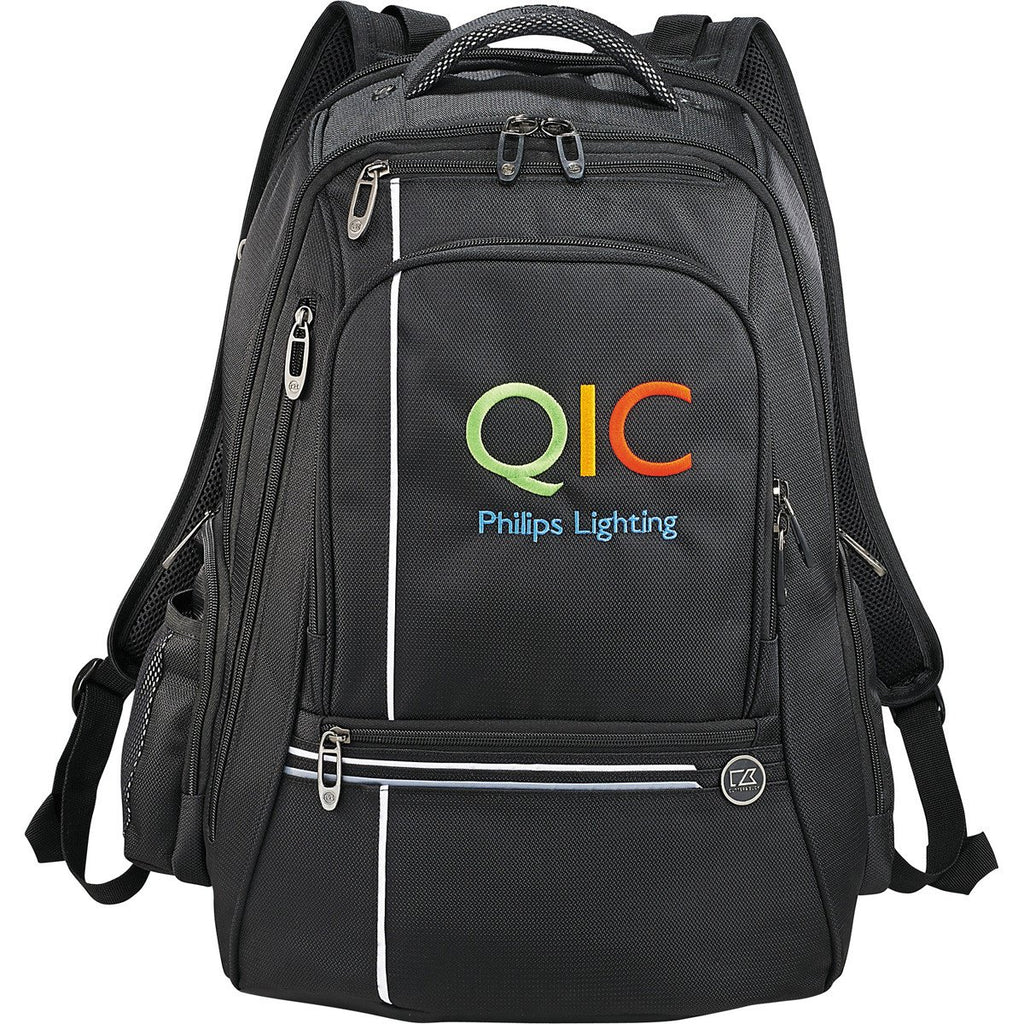 Cutter & Buck Black Tour TSA 17" Computer Backpack
