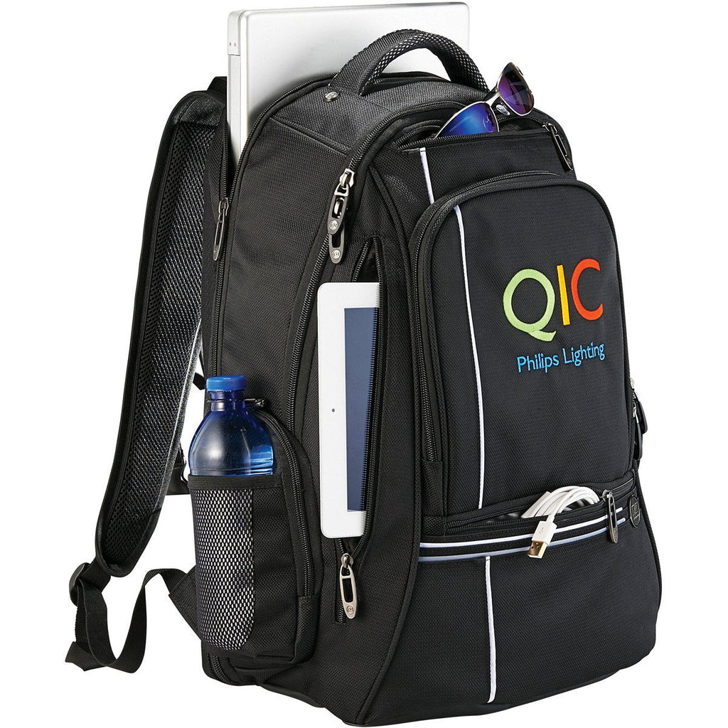 Cutter & Buck Black Tour TSA 17" Computer Backpack
