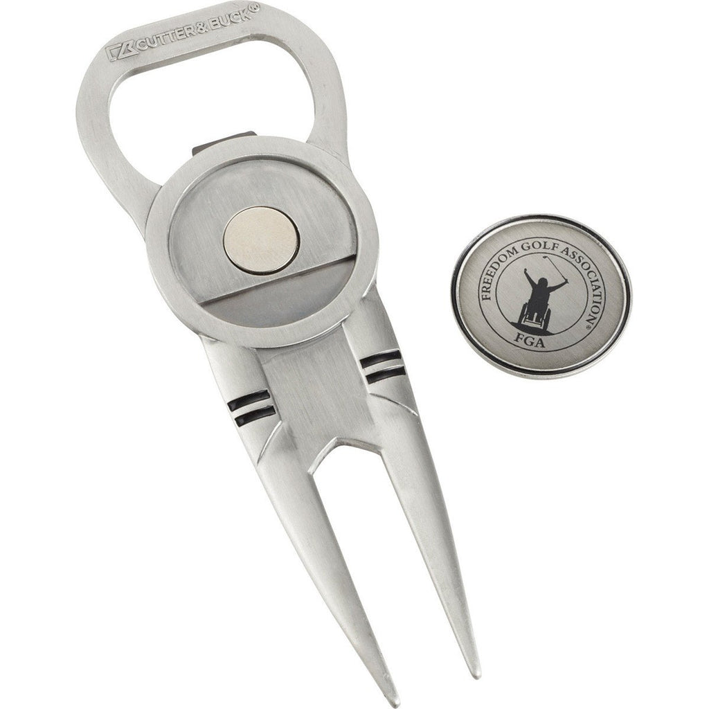 Cutter & Buck Silver Tour 3-in-1 Divot Tool