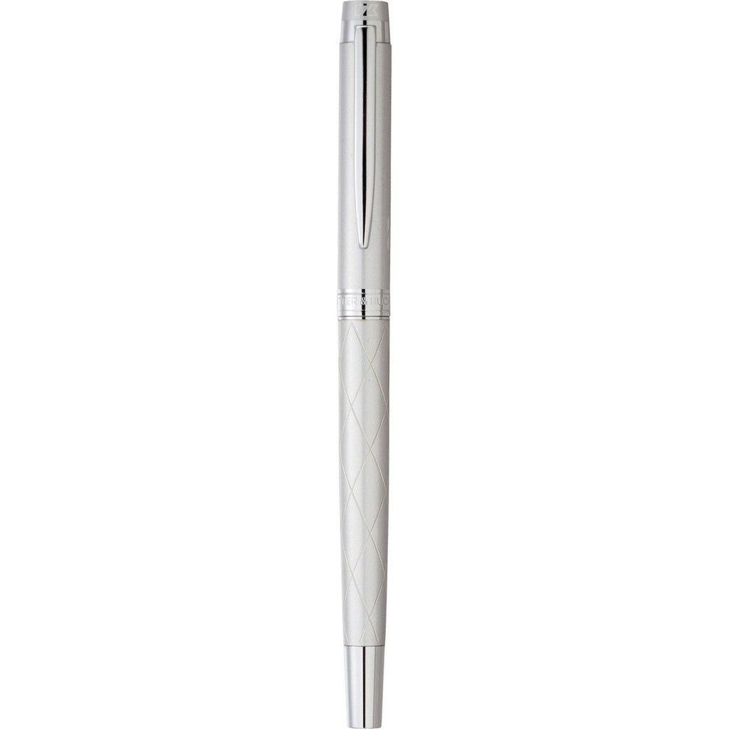 Cutter & Buck Silver Bainbridge Quilted Roller Ball