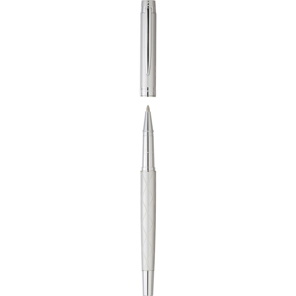 Cutter & Buck Silver Bainbridge Quilted Roller Ball
