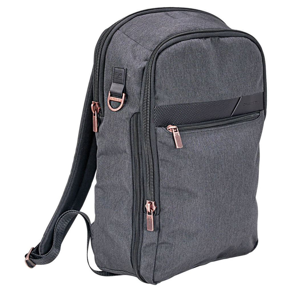 Cutter & Buck Charcoal Bainbridge Slim 15" Computer Backpack