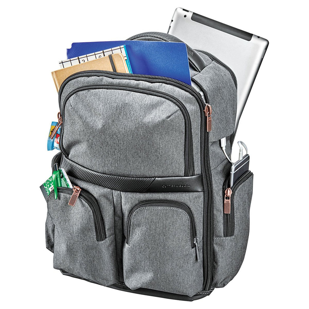 Cutter & Buck Grey Bainbridge Executive Backpack