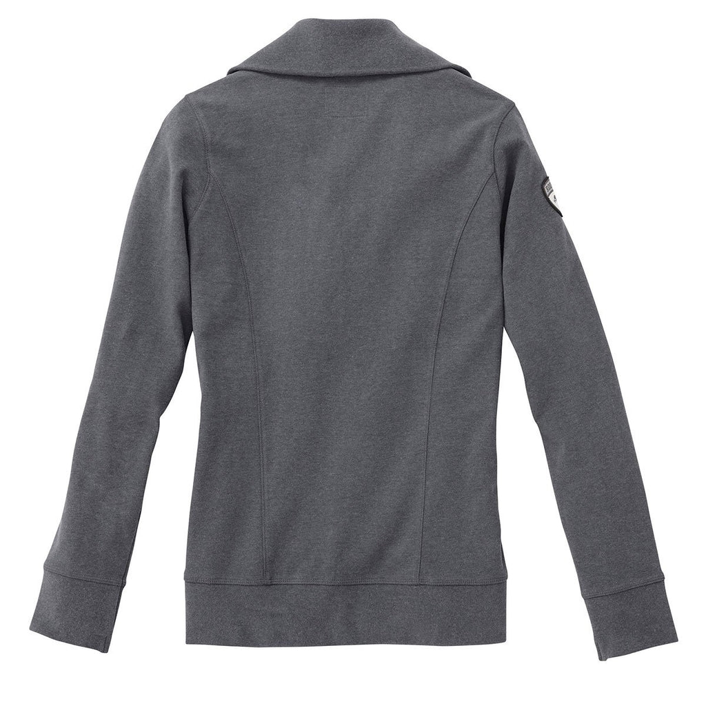 Roots73 Women's Dark Charcoal Mix Trentriver Knit Full Zip