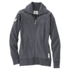 Roots73 Women's Dark Charcoal Mix Trentriver Knit Full Zip