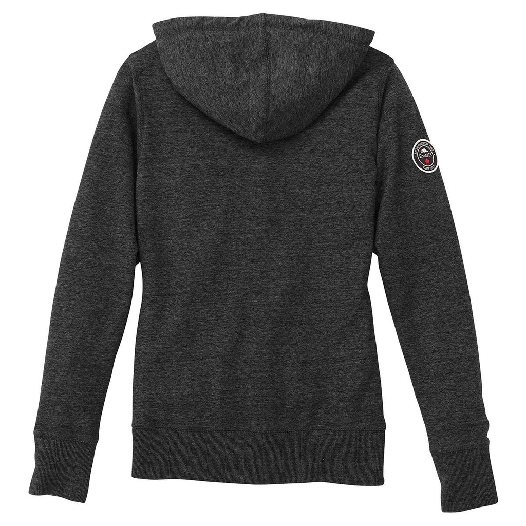 Roots73 Women's Black Smoke Heather Sandylake Full Zip Hoody