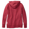 Roots73 Women's Dark Red Heather Sandylake Full Zip Hoody