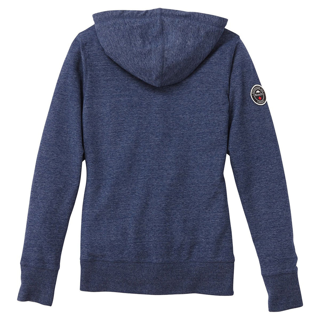 Roots73 Women's Ink Blue Heather Sandylake Full Zip Hoody