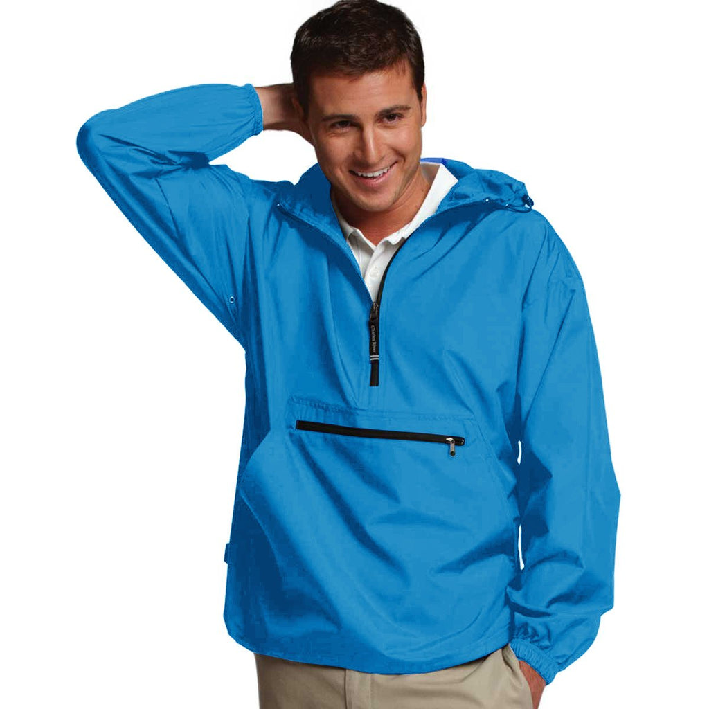 Charles River Women's Columbia Blue Pack-N-Go Pullover