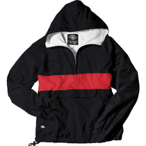 Charles River Women's Black/Red Classic Charles River Striped Pullover