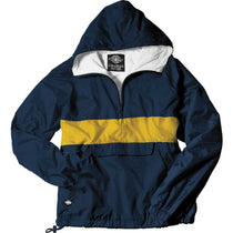 Charles River Women's Navy/Gold Classic Charles River Striped Pullover