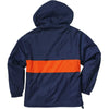 Charles River Women's Navy/Orange Classic Charles River Striped Pullover