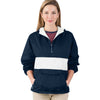 Charles River Women's Navy/White Classic Charles River Striped Pullover