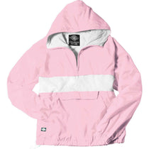 Charles River Women's Pink/White Classic Charles River Striped Pullover