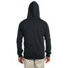 Jerzees Men's Black 8 Oz. Nublend Fleece Full-Zip Hood