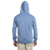 Jerzees Men's Light Blue 8 Oz. Nublend Fleece Full-Zip Hood