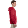 Jerzees Men's True Red 8 Oz. Nublend Fleece Full-Zip Hood