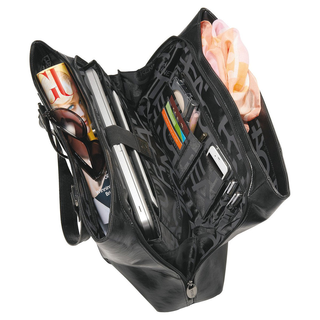 Kenneth Cole Women's Black Tripled The Size Tote