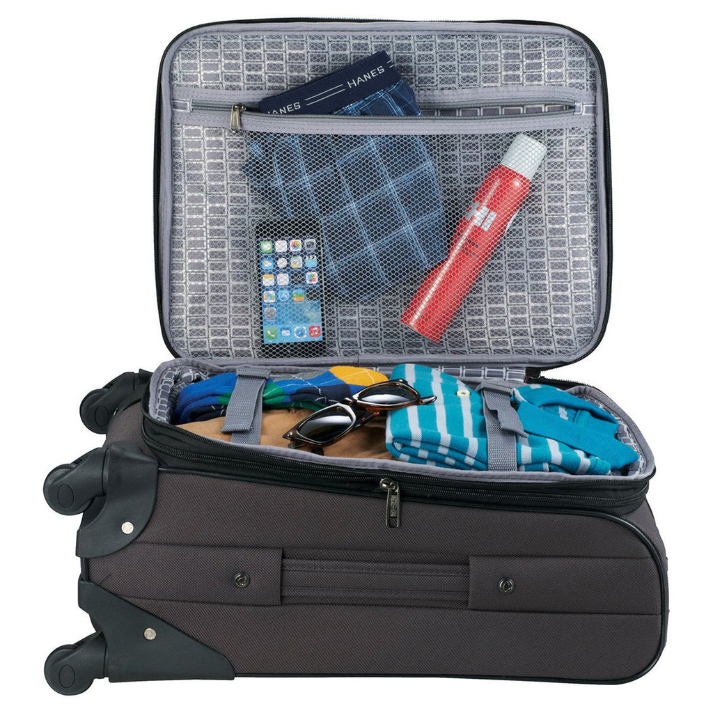 Kenneth Cole Gray 20 4-Wheel Expandable Upright