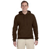 Jerzees Men's Chocolate 8 Oz. Nublend Fleece Pullover Hood