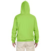 Jerzees Men's Neon Green 8 Oz. Nublend Fleece Pullover Hood