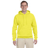 Jerzees Men's Neon Yellow 8 Oz. Nublend Fleece Pullover Hood