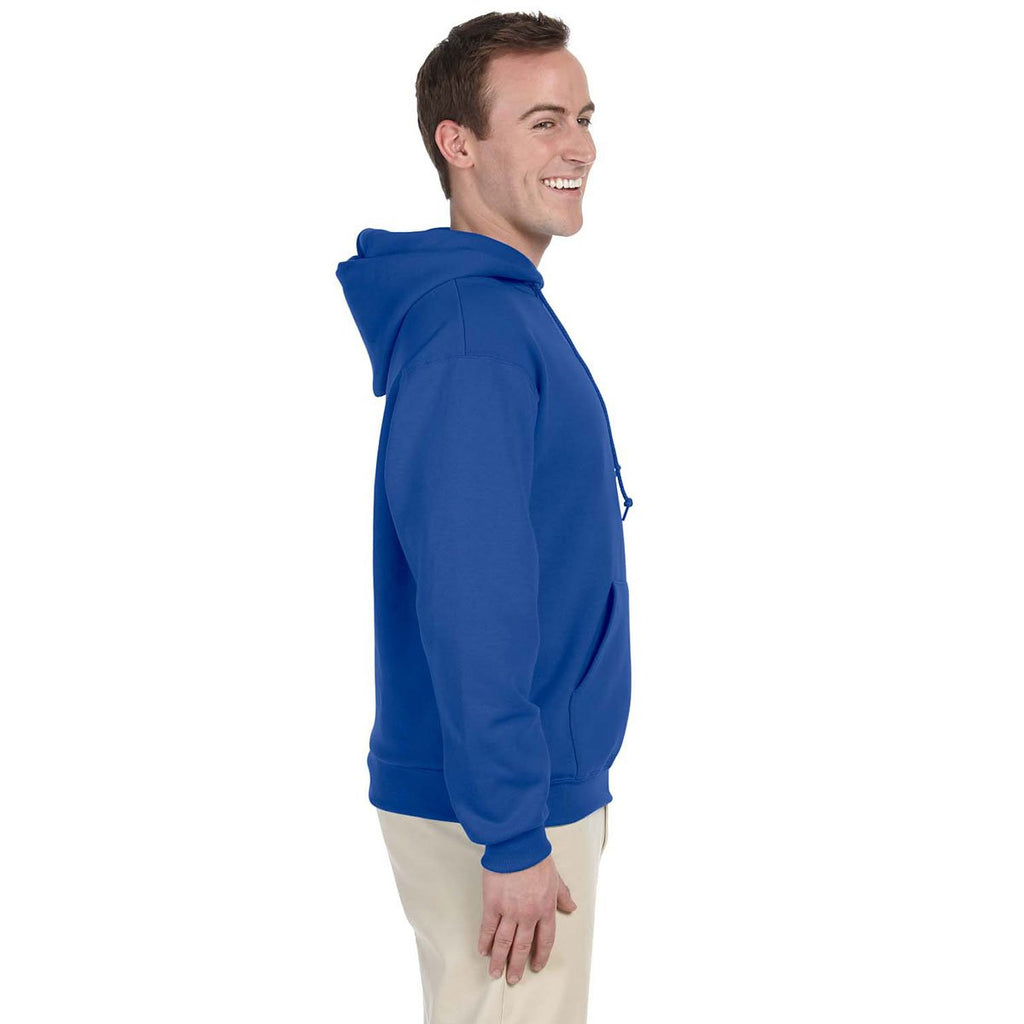 Jerzees Men's Royal 8 Oz. Nublend Fleece Pullover Hood