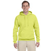 Jerzees Men's Safety Green 8 Oz. Nublend Fleece Pullover Hood