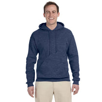 Jerzees Men's Vintage Heather Navy 8 Oz. Nublend Fleece Pullover Hood