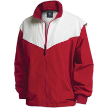 Charles River Men's Red/White Championship Jacket