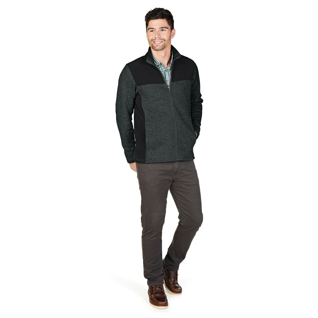 Charles River Men's Charcoal Heather Concord Jacket