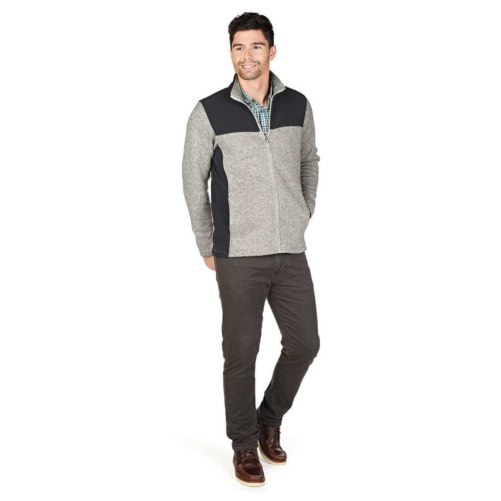 Charles River Men's Light Grey Heather Concord Jacket
