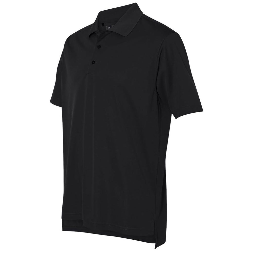 Adidas Golf Men's Black/White Climalite Basic Sport Shirt