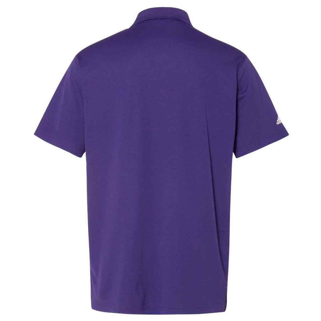 Adidas Golf Men's Collegiate Purple/White Climalite Basic Sport Shirt