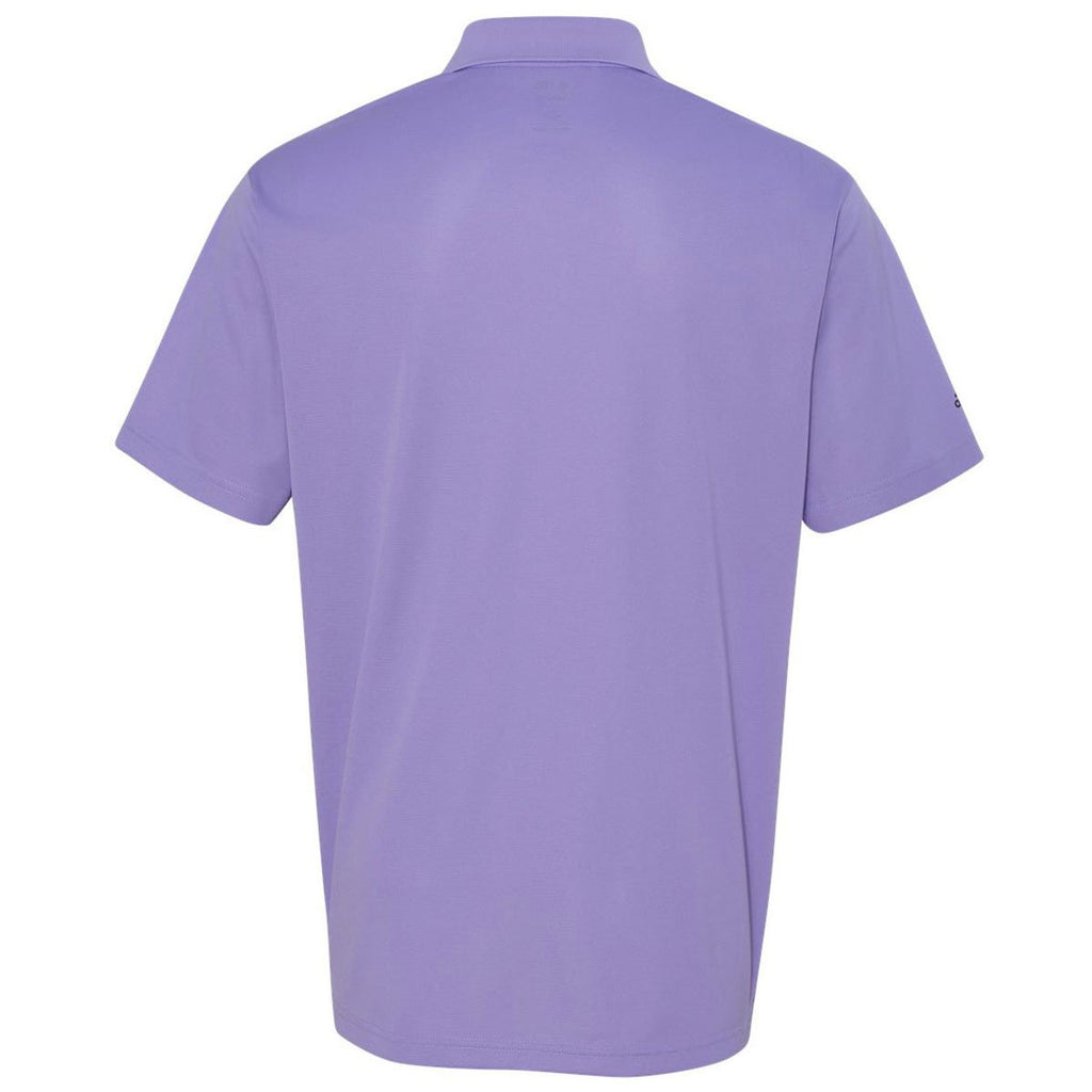 Adidas Golf Men's Light Flash Purple/Black Climalite Basic Sport Shirt