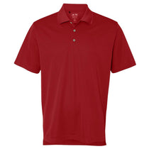 Adidas Golf Men's Power Red/Black Climalite Basic Sport Shirt