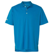 Adidas Golf Men's Shock Blue/Mid Grey Climalite Basic Sport Shirt