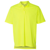 Adidas Golf Men's Solar Yellow/White Climalite Basic Sport Shirt