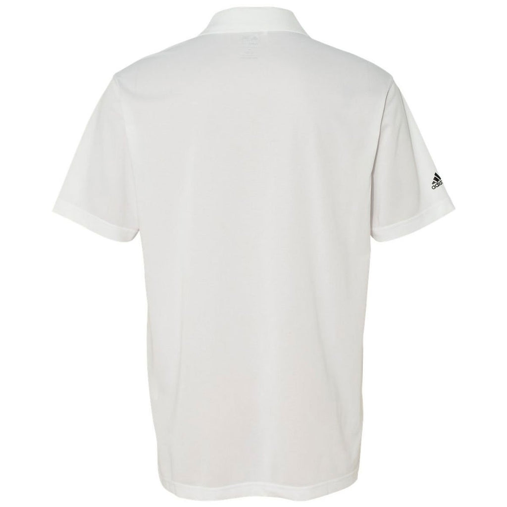 Adidas Golf Men's White/Black Climalite Basic Sport Shirt