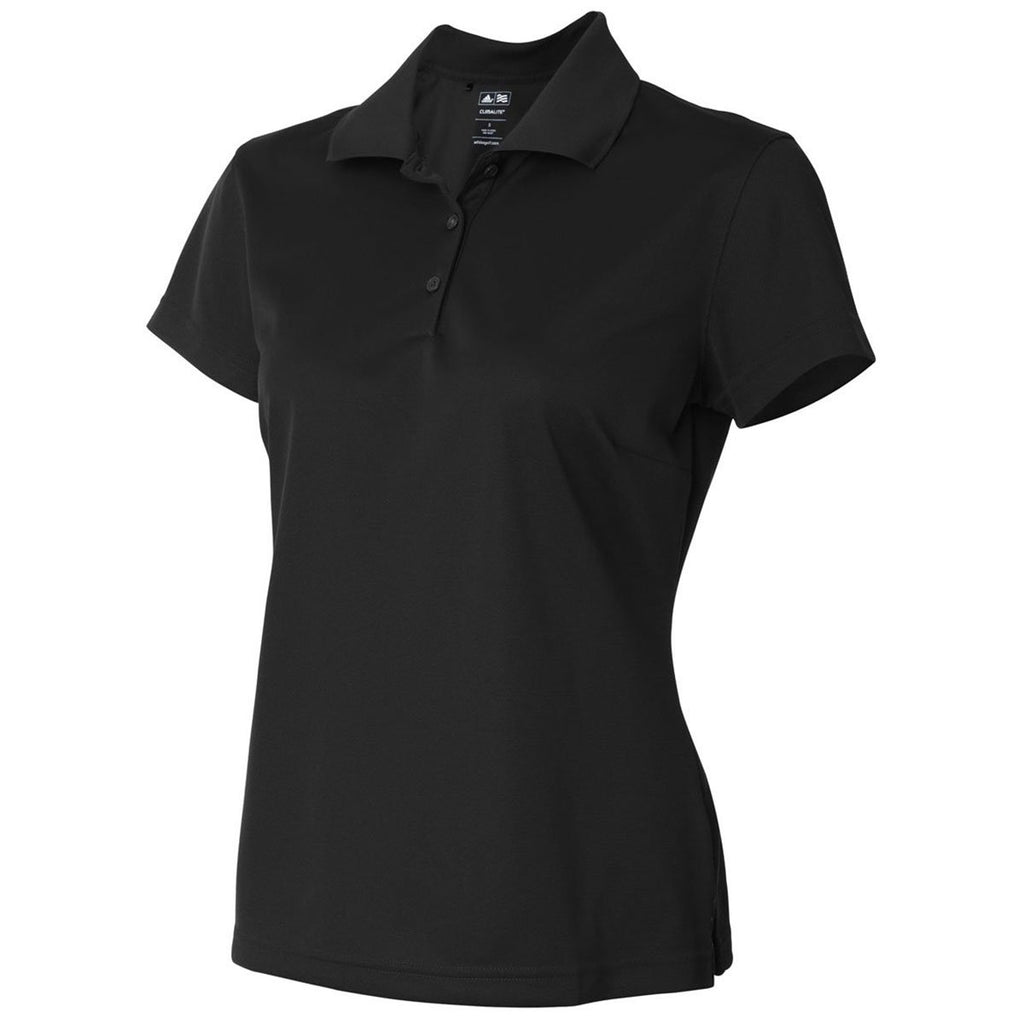 Adidas Golf Women's Black/White Climalite Basic Sport Shirt