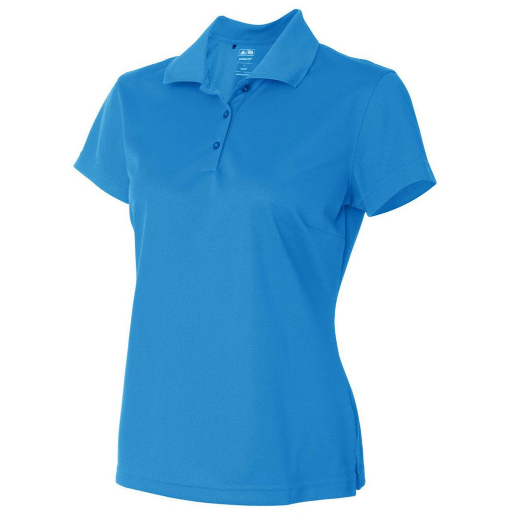 Adidas Golf Women's Coast/White Climalite Basic Sport Shirt