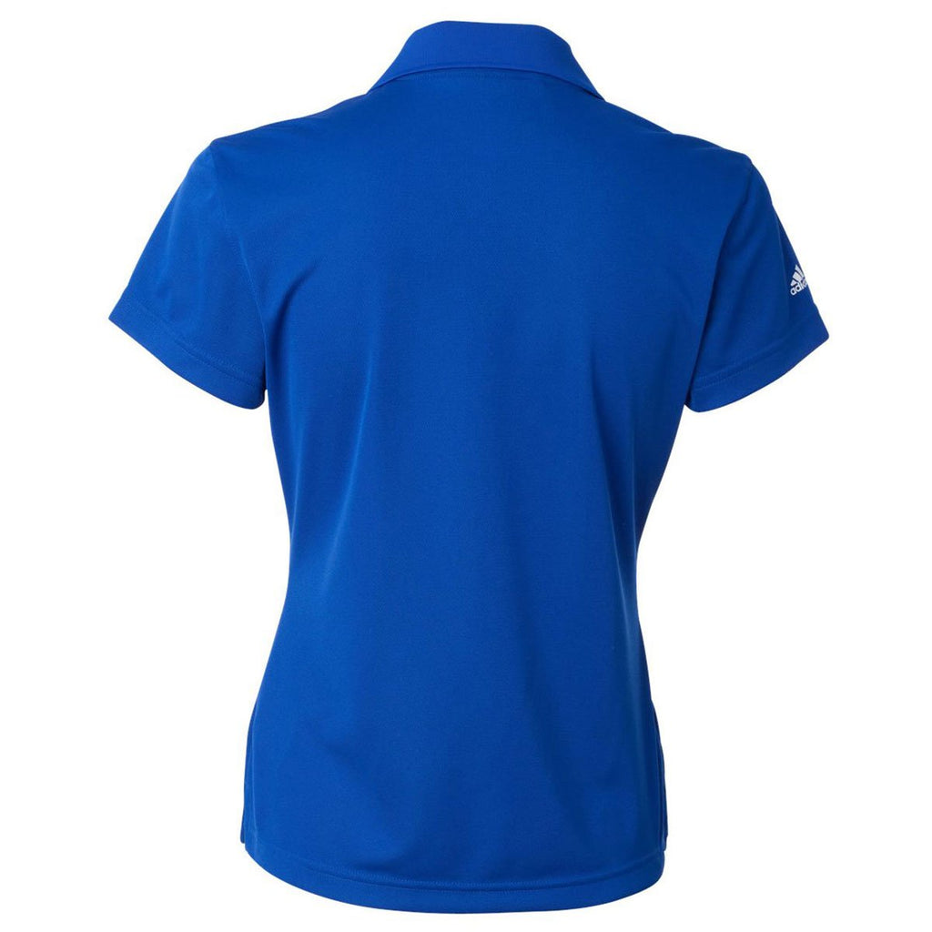 Adidas Golf Women's Collegiate Royal/White Climalite Basic Sport Shirt