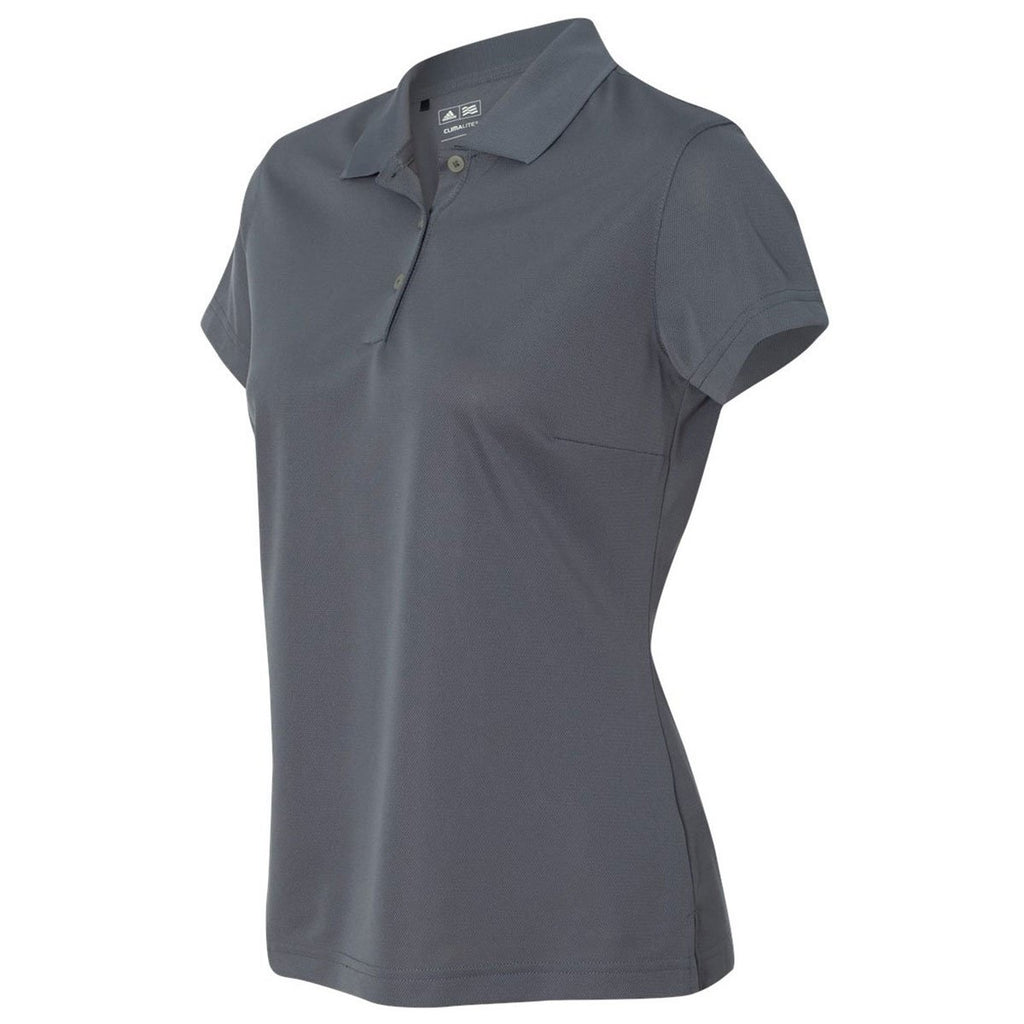 Adidas Golf Women's Lead/Black Climalite Basic Sport Shirt