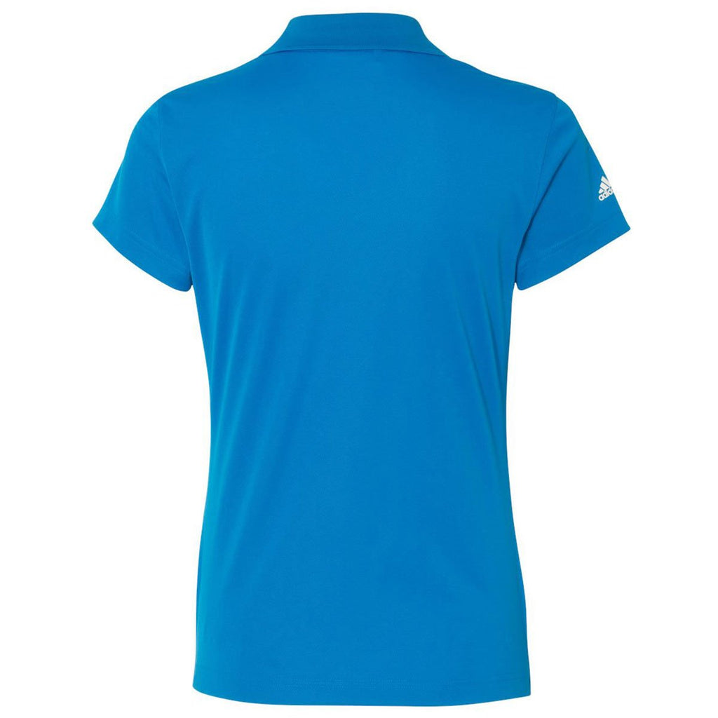 Adidas Golf Women's Shock Blue/White Climalite Basic Sport Shirt