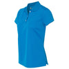 Adidas Golf Women's Shock Blue/White Climalite Basic Sport Shirt