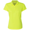 Adidas Golf Women's Solar Yellow/White Climalite Basic Sport Shirt