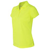 Adidas Golf Women's Solar Yellow/White Climalite Basic Sport Shirt