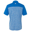 Adidas Golf Men's Bright Royal Heather/Bright Royal Heather Block Sport Shirt