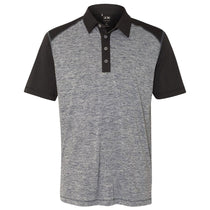 Adidas Golf Men's Lead Heather/Black Heather Block Sport Shirt